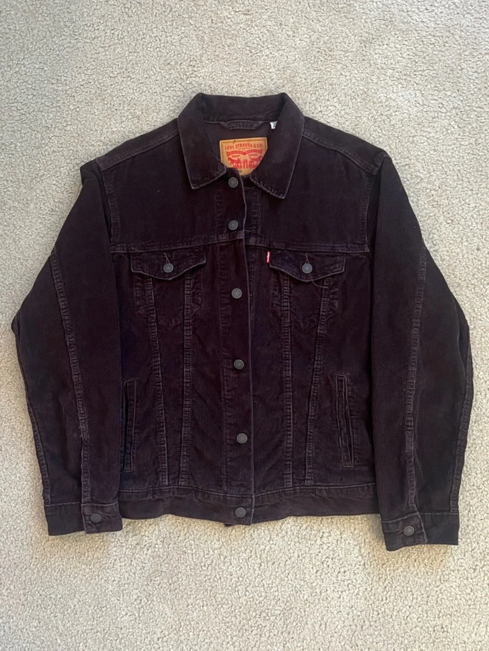 Levi's Brown Corduroy Trucker Jacket - Picture 3 of 5